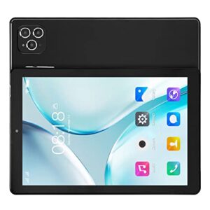 icrpstu tablet pc, us plug 100‑240v octa core cpu 4gb ram 64gb rom office tablet 2 card slots for business (black)