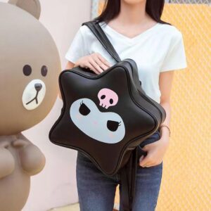 FENGJINRUHUA Cute Cartoon Teens 3D Small Star y2k Backpack Boys Girls Schoo Bag Lightweight Waterproof Bookbags