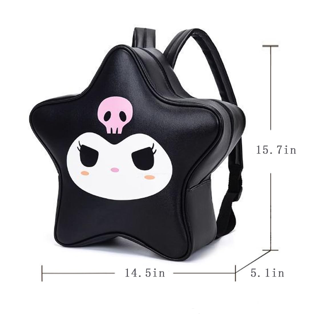 FENGJINRUHUA Cute Cartoon Teens 3D Small Star y2k Backpack Boys Girls Schoo Bag Lightweight Waterproof Bookbags