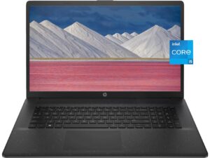 hp 2023 newest laptop, 17.3" hd+ display, intel core i5-1235u processor (10-core), intel iris xe graphics, 32gb ram, 1tb ssd, fast charge, webcam, dual speakers, bluetooth, wi-fi, windows 11 home