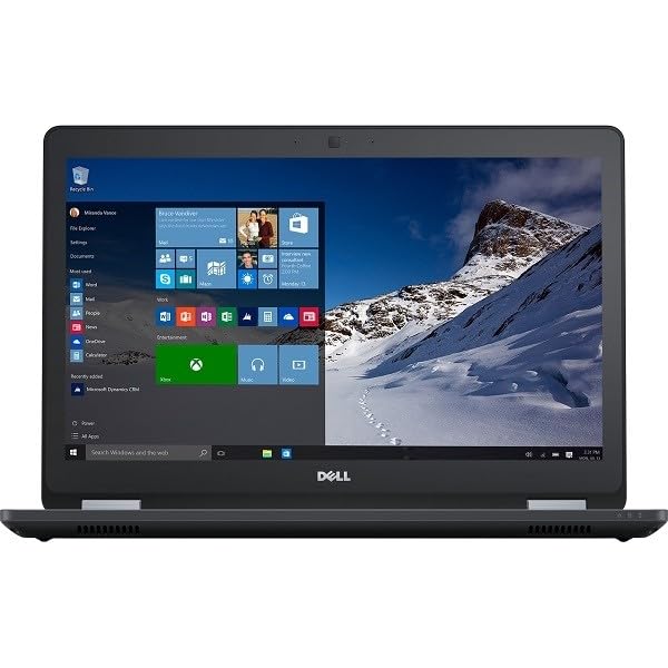 Dell Latitude E5570 15.6 Inch Business Laptop PC, Intel Core i7-6600U Processor - Intel UHD Graphics 530, 16GB DDR4 RAM, 256GB SSD, Webcam, WiFi, Bluetooth, HDMI, VAG Windows 10 Pro 64 Bit (Renewed)