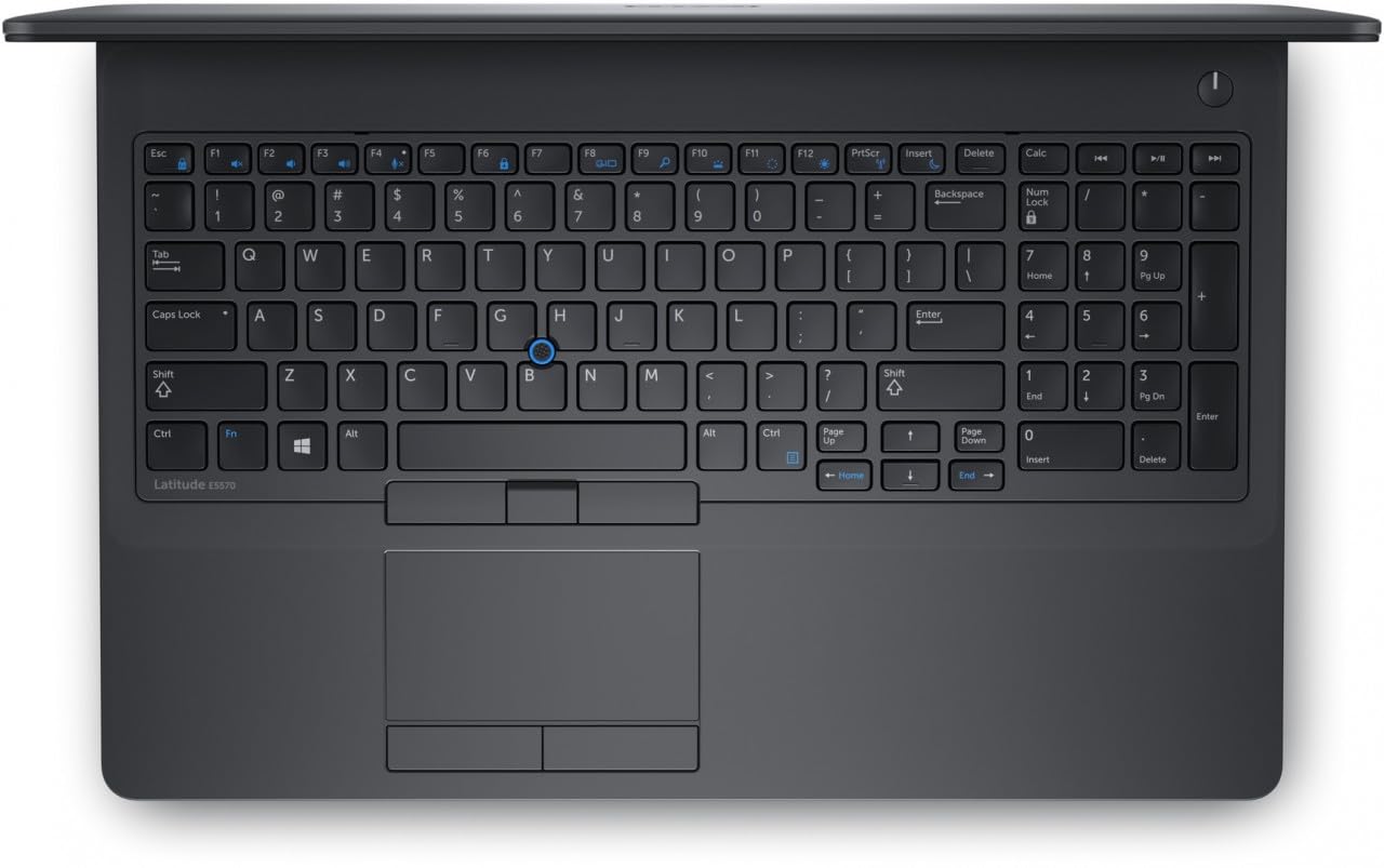 Dell Latitude E5570 15.6 Inch Business Laptop PC, Intel Core i7-6600U Processor - Intel UHD Graphics 530, 16GB DDR4 RAM, 256GB SSD, Webcam, WiFi, Bluetooth, HDMI, VAG Windows 10 Pro 64 Bit (Renewed)