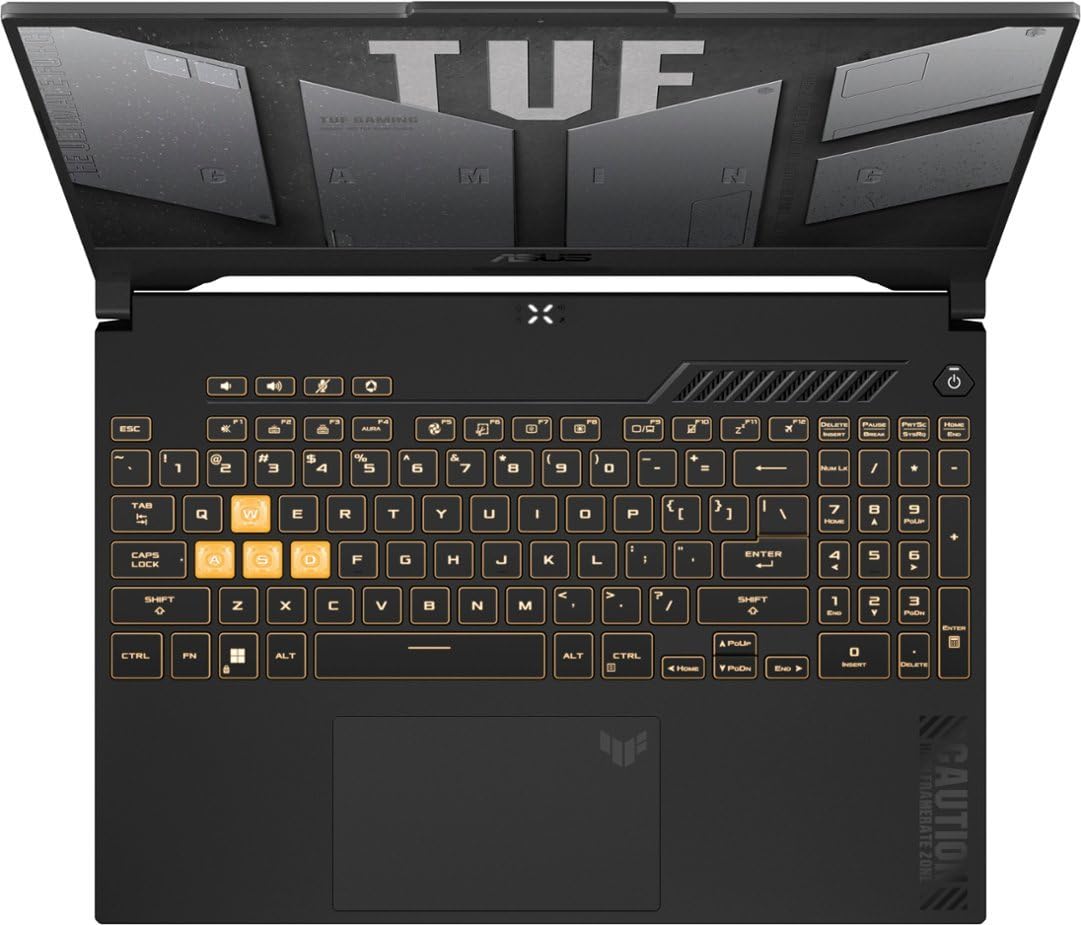 ASUS TUF 15.6" 144Hz FHD Gaming Laptop | 12th Generation Core i7-12700H | 16GB RAM | 512GB SSD | NVIDIA GeForce RTX 4060 | RGB Backlit | Windows 11 Home | Bundle with USB 3.0 Hub