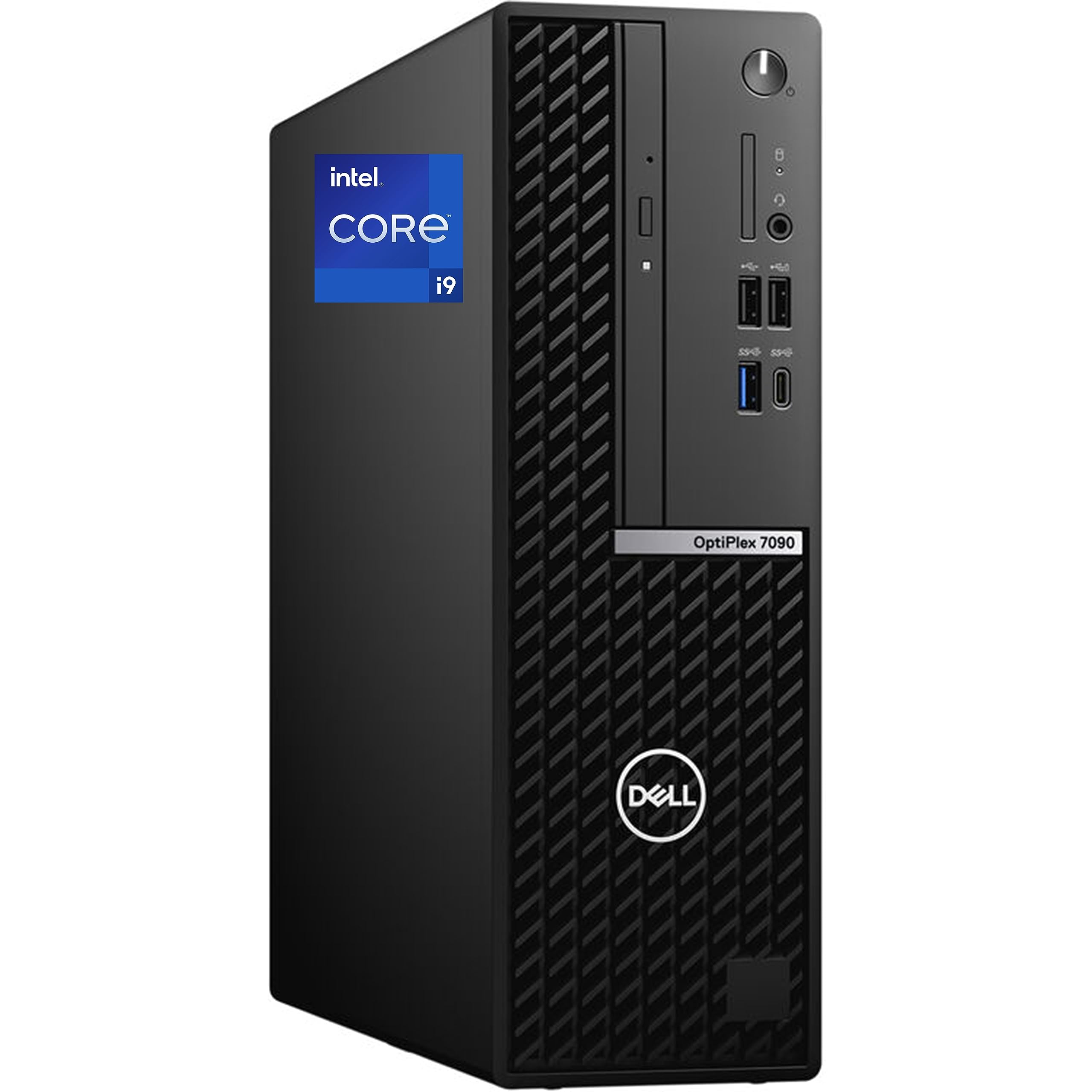 Dell OptiPlex 7090 SFF Desktop Computer, Intel i9-11900K, 64GB RAM, 2TB NVMe SSD, DVDRW, DisplayPort 4K Monitor Support, HDMI, AC Wi-Fi, Bluetooth, Windows 11 Pro, Black