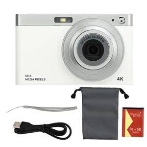 Portable Compact Camera, 2.88 Inch Antishake IPS Screen Digital Camera with Hand Rope for Traveling