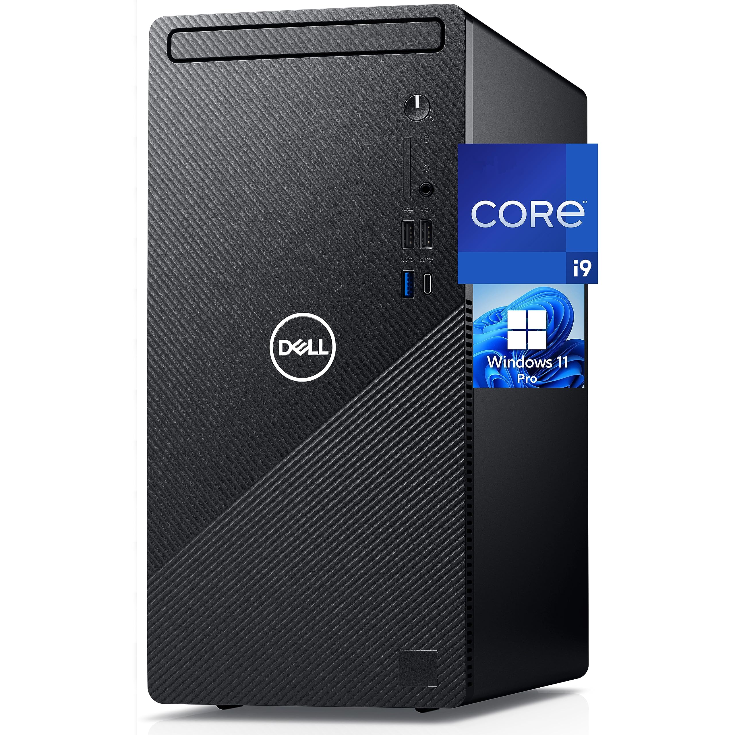 Dell Inspiron 3891 Desktop Computer, Intel i9-11900K, 64GB RAM, 2TB NVMe, AX Wi-Fi, Bluetooth, HDMI, VGA, DVD-RW, SD-Card - Windows 11 Pro