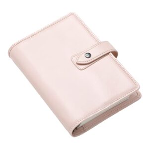 Filofax Malden Organizer, Personal Size, Pink - Tactile, Full-Grain Buffalo Leather, Six Rings, with Cotton Cream Week-to-View Calendar Diary, Multilingual, 2024 (C022616-24)