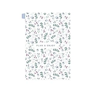 Filofax Calendar Diary Refill, Pocket Size, Week-to-View, Garden Minimal Diary Pack, Multilingual: Five Languages, 2024 (C68292-24)