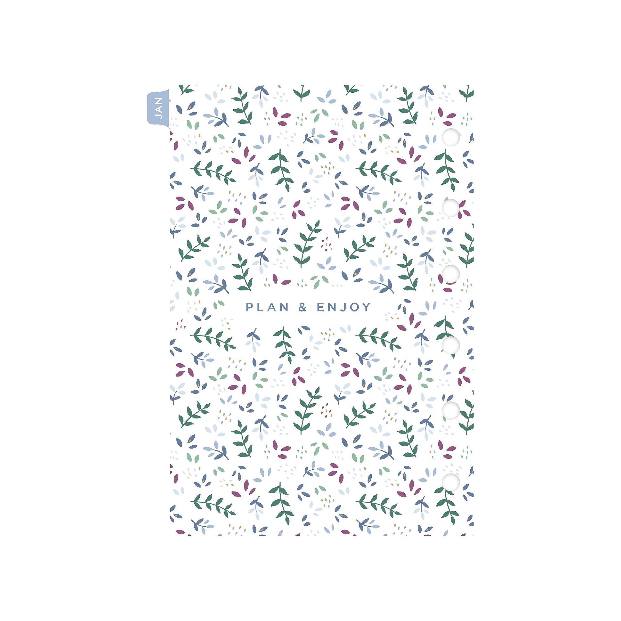 Filofax Calendar Diary Refill, Pocket Size, Week-to-View, Garden Minimal Diary Pack, Multilingual: Five Languages, 2024 (C68292-24)