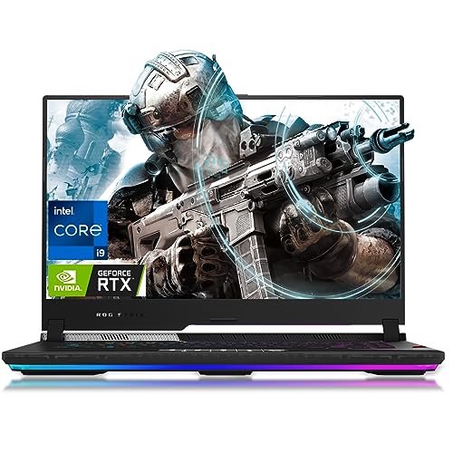 2023 Newest ASUS ROG Strix Scar 15 Gaming Laptop, 15.6" QHD 240Hz IPS Display, Intel Core i9 12900H Processor, NVIDIA GeForce RTX 3070 Ti, 64GB DDR5 RAM, 2TB SSD, Per-Key RGB keyboard, Windows 11 Home