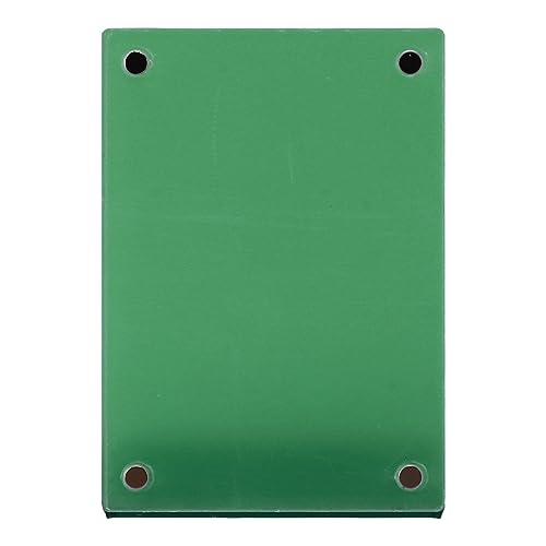 Slanted Back Photo Frame, Self Standing Photo Frame Durable Wide Application for Business Cards for Livingroom (Green)