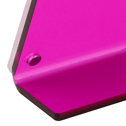 Slanted Back Photo Frame, Self Standing Photo Frame Durable Wide Application for Business Cards for Livingroom (Purple)