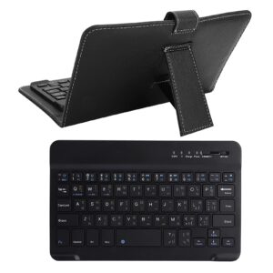 yitre with protective leather cover portable keyboard, thai language keyboard, easy operation for phone screen with 4.5-6.8 inch for thailand native people