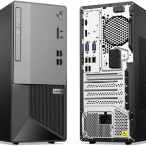 lenovo V50T G2 Business Desktop, Intel Core i9-11900 Processor, 32GB RAM, 2TB SSD+1TB HDD, No Wi-Fi, Wired Keyboard & Mouse, SD Card Reader, DVD-RW, HDMI, DP, RJ-45, VGA, Windows 11 Pro, Black