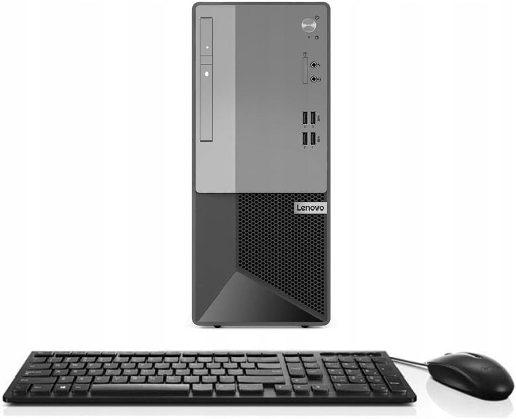 lenovo V50T G2 Business Desktop, Intel Core i9-11900 Processor, 32GB RAM, 2TB SSD+1TB HDD, No Wi-Fi, Wired Keyboard & Mouse, SD Card Reader, DVD-RW, HDMI, DP, RJ-45, VGA, Windows 11 Pro, Black