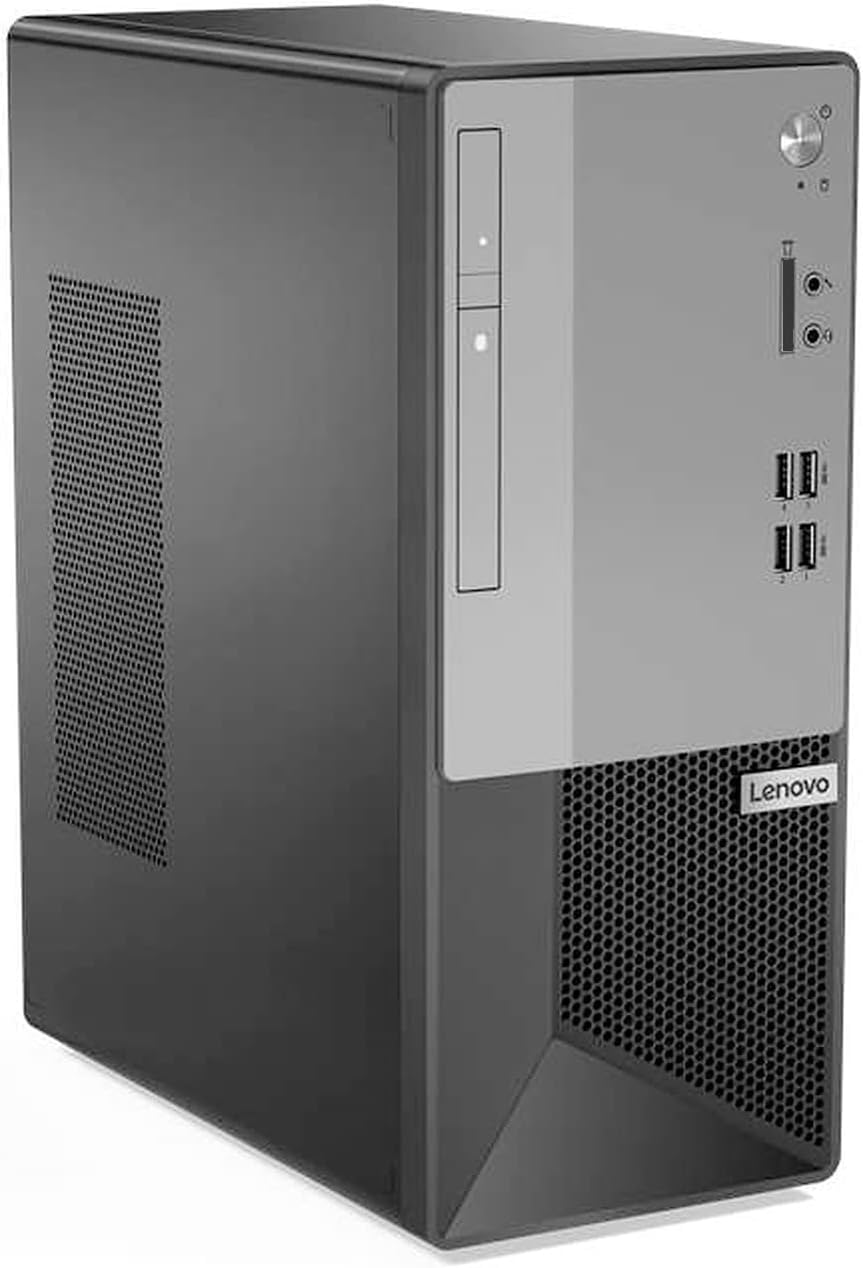 lenovo V50T G2 Business Desktop, Intel Core i9-11900 Processor, 32GB RAM, 2TB SSD+1TB HDD, No Wi-Fi, Wired Keyboard & Mouse, SD Card Reader, DVD-RW, HDMI, DP, RJ-45, VGA, Windows 11 Pro, Black