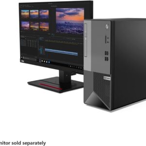 lenovo V50T G2 Business Desktop, Intel Core i9-11900 Processor, 32GB RAM, 2TB SSD+1TB HDD, No Wi-Fi, Wired Keyboard & Mouse, SD Card Reader, DVD-RW, HDMI, DP, RJ-45, VGA, Windows 11 Pro, Black