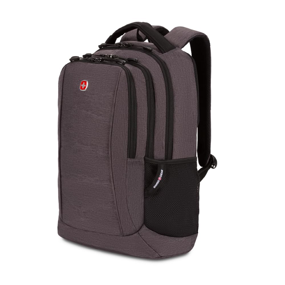 SwissGear 5668 Laptop Backpack, Dark Grey Heather, 18.25 Inches