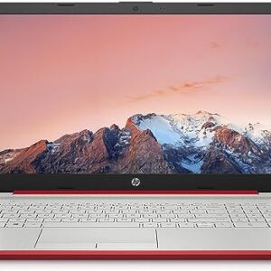 HP 15.6" Laptop with 1 Year Microsoft Office 365, Intel Pentium Quad-Core Processor, Intel UHD Graphics, Long Battery Life, RJ-45, Wi-Fi, Webcam, HDMI, Windows 11 Home, Red (16GB RAM | 1TB SSD)