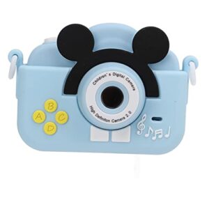 2in Kids Camera for Boys Girls, Cartoon Child Camera Toy Gift Video Recorder Kids Mini Camera Birthday Gifts for 3 4 5 6 7 8 9 Year Old Girl Boy (Sky Blue)