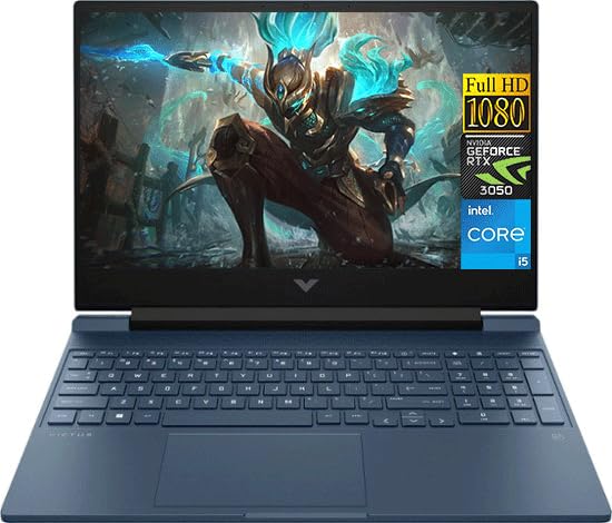 HP 2023 Newest Victus Gaming Laptop, 15.6" 144 Hz Display, Intel Core i5-13420H Processor, NVIDIA GeForce RTX 3050 Graphics, 64GB RAM, 2TB SSD, Backlit Keyboard, Wi-Fi 6, Windows 11 Home