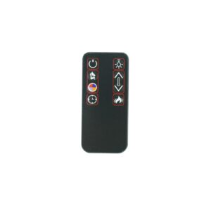 Remote Control for Real Flame 5010E-GRY 4199 4099 1290E-W G1200E-W G1200E-B 7100E-BW 4130E-W 5910E-W Electric Fireplace Infrared Quartz Space Heater