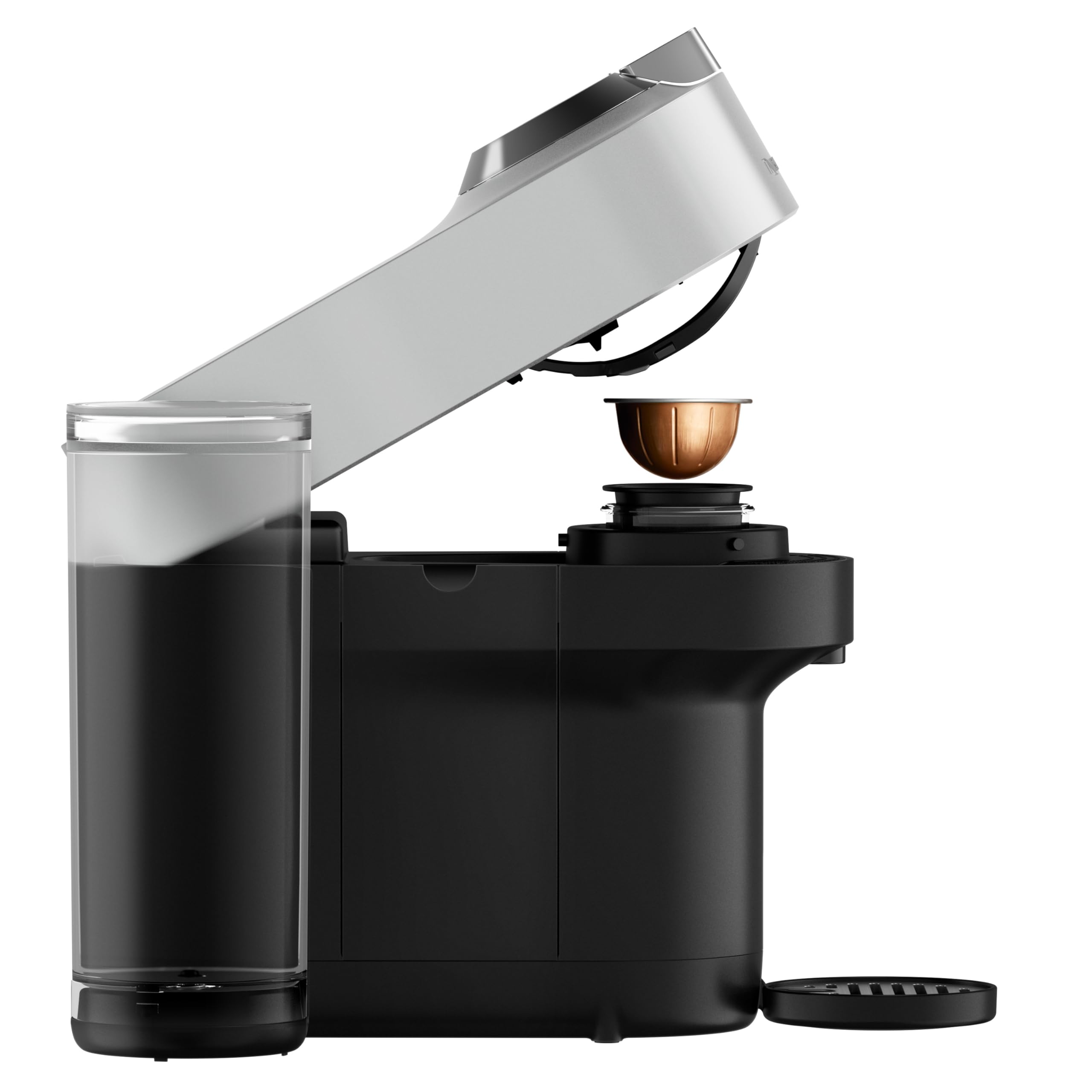 Nespresso Vertuo Pop+ Deluxe by De'Longhi with Aeroccino, Silver