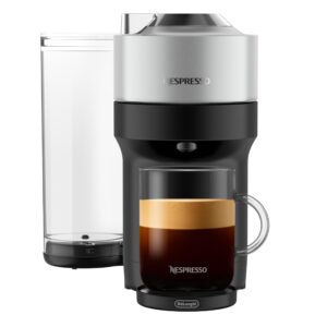 Nespresso Vertuo Pop+ Deluxe by De'Longhi with Aeroccino, Silver