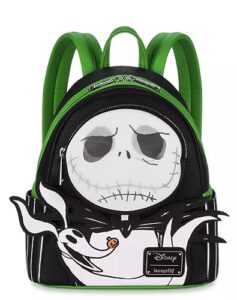 loungefly disney parks the nightmare before christmas jack skellington and zero mini backpack