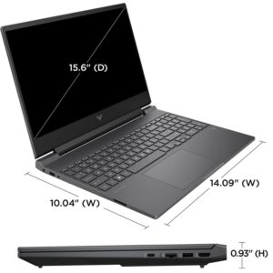 HP Victus Gaming Laptop, 15.6" FHD IPS 144Hz Display, AMD 6-Core Ryzen 5 7535HS (Beat i7-1260P), GeForce RTX 2050, 16GB DDR5, 512GB PCIe 4.0, Backlit KB, Wi-Fi 6, RJ-45, USB-C, HDMI, Win 11 Pro