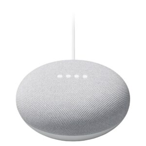 Google Nest Mini 2nd Generation Smart Speaker with Google Assistant - Chalk (Renewed)