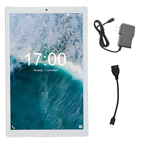 Gonetre 10 Inch Tablet 8 Core Tablet IPS Hd Screen Tablet for11 Tablet 10 Inch IPS Hd Large Screen 3gb 64gb 8 Core Tablet with 3g Network WiFi Blue 100-240v (US Plug)