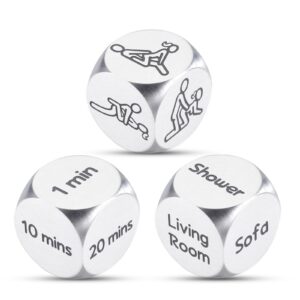 anniversary couple gifts for him her date night ideas for boyfriend girlfriend 11th anniversary steel dice gifts for husband wife wedding christmas valentines birthday gifts for women men
