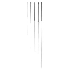 ASHATA 5PCS Nozzle Cleaning Needles Kit Tool for Duplicator, RepRap and Other 3D Printers, Made of Stainless Steel, 0.2mm, 0.3mm, 0.4mm, 0.5mm, 0.6mm