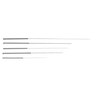 ASHATA 5PCS Nozzle Cleaning Needles Kit Tool for Duplicator, RepRap and Other 3D Printers, Made of Stainless Steel, 0.2mm, 0.3mm, 0.4mm, 0.5mm, 0.6mm