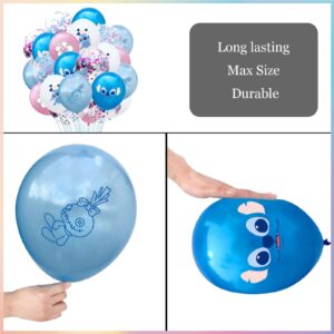 24-Piece Cartoon Birthday Decorations 12Inch Festive Latex Balloons Set Fantasy Party Supplies for Kids Boys and Girls