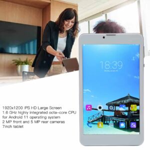 Bewinner 7inch IPS HD Screen Call Tablet, 2GB 32GB Octa Core 5GHz WiFi Dual SIM Card 3G Phone Calls, for 11 (US Plug)