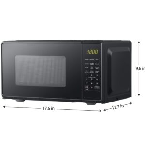 0.7 cu. ft. Countertop Microwave Oven, 700 Watts, New (Color : Black)