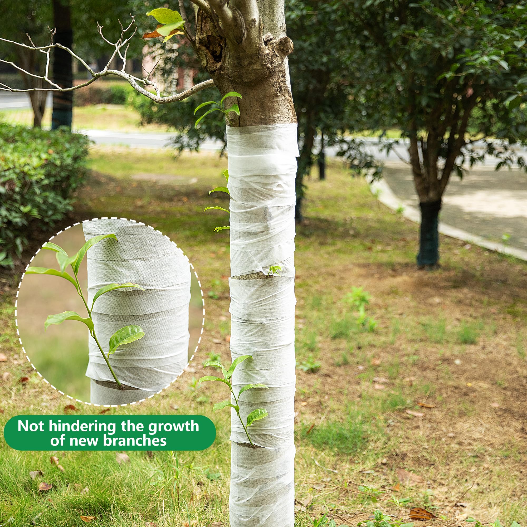 LFUTARI 330Ft Tree Protector Wraps - Winter-Proof Antifreeze Bandage Tree Wrap - Reusable Plants Wrap to Protect Bark and Keep Plants Warm