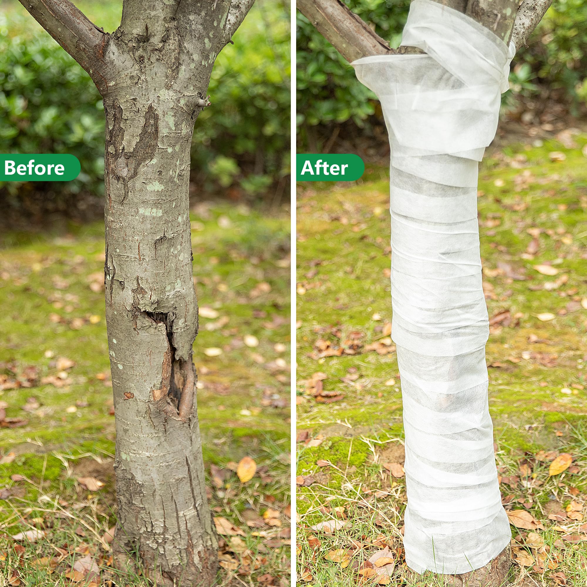 LFUTARI 330Ft Tree Protector Wraps - Winter-Proof Antifreeze Bandage Tree Wrap - Reusable Plants Wrap to Protect Bark and Keep Plants Warm