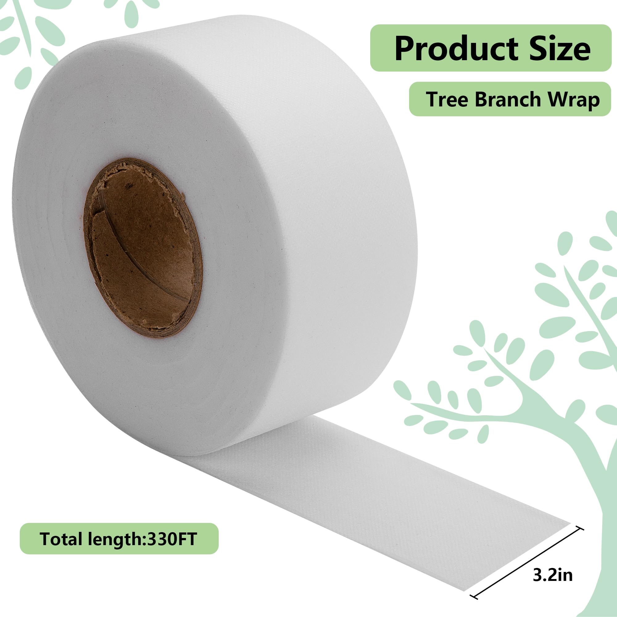 LFUTARI 330Ft Tree Protector Wraps - Winter-Proof Antifreeze Bandage Tree Wrap - Reusable Plants Wrap to Protect Bark and Keep Plants Warm