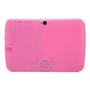 DAUZ Toddler Tablet, HD 1960x1080 Kids Tablet 7 Inch Quad Core 4GB 32GB US Plug 100‑240V for Girls for Android 8.0 (Pink)