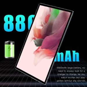 10.1 Inch 2 in 1 Tablet for 12.0 5G WiFi 4G LTE 10 Core CPU 12GB 256GB 8MP 20MP Tablet PC US Plug 100‑240V (US Plug)