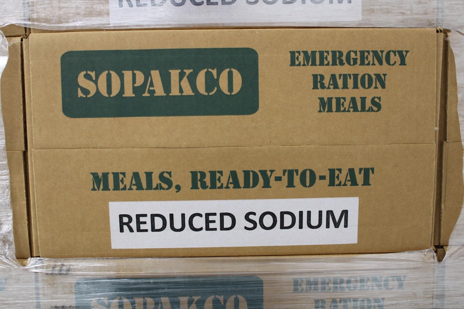 SOPAKCO MREs-Reduced Sodium Food Rations 16 Meals Ready To Eat - 8/23 or newer