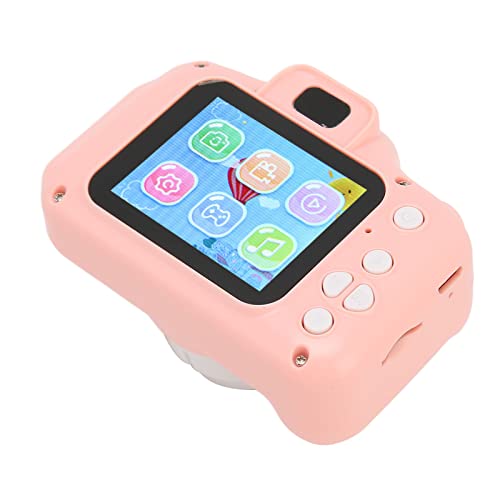 Kids Digital Camera, Cute 400mAh Battery Wide Applicability 1080P HD Video Multi Mode Filter Small Digital Camera Pink for Boys for Outdoor