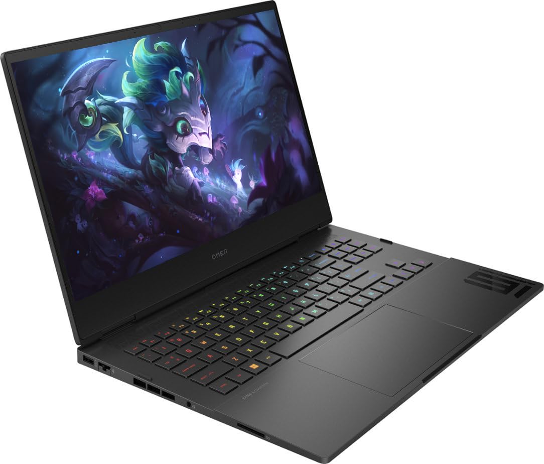 HP OMEN 16.1" QHD 165Hz Gaming Laptop, Intel Core i9-12900H, NVIDIA GeForce RTX 3060, 64GB DDR5 RAM, 2TB PCIe SSD, Backlit Keyboard, WiFi 6, HDMI, Thunderbolt 4, Win 11 H, w/CUE Accessories