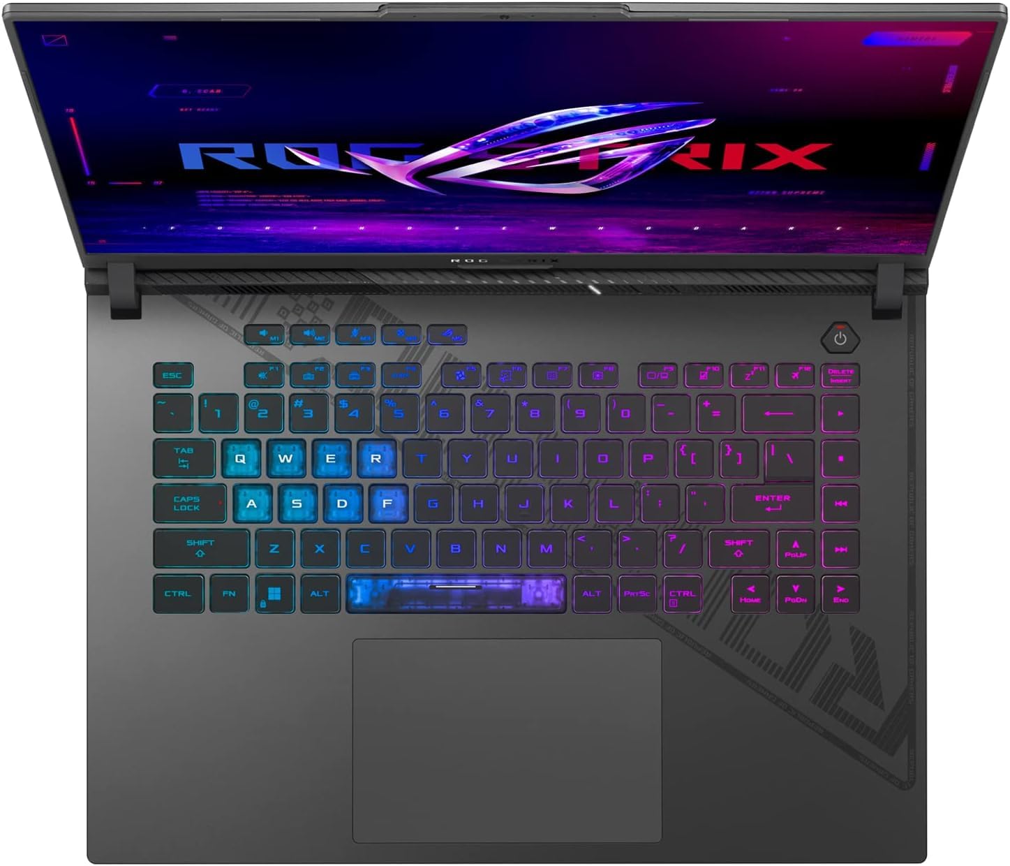 ASUS ROG Strix G16 Gaming Laptop, 16" WUXGA 165Hz, GeForce RTX 4060 140W, 13th Gen Intel 14-Core i7-13650HX, 64GB DDR5, 2TB PCIe SSD, TB 4, 4-Zone RGB, WiFi 6E, PDG HDMI 2.1 Cable, Win 11 Pro