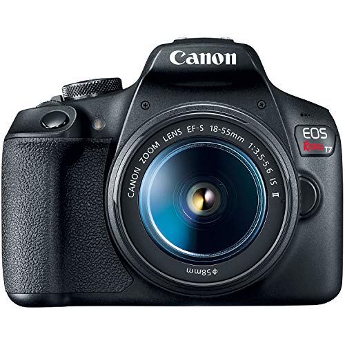 Canon EOS Rebel T7 DSLR Camera | 2 Lens Kit with EF-S 18-55mm + EF-S 55-250mm f/4-5.6 is STM Lens, Black