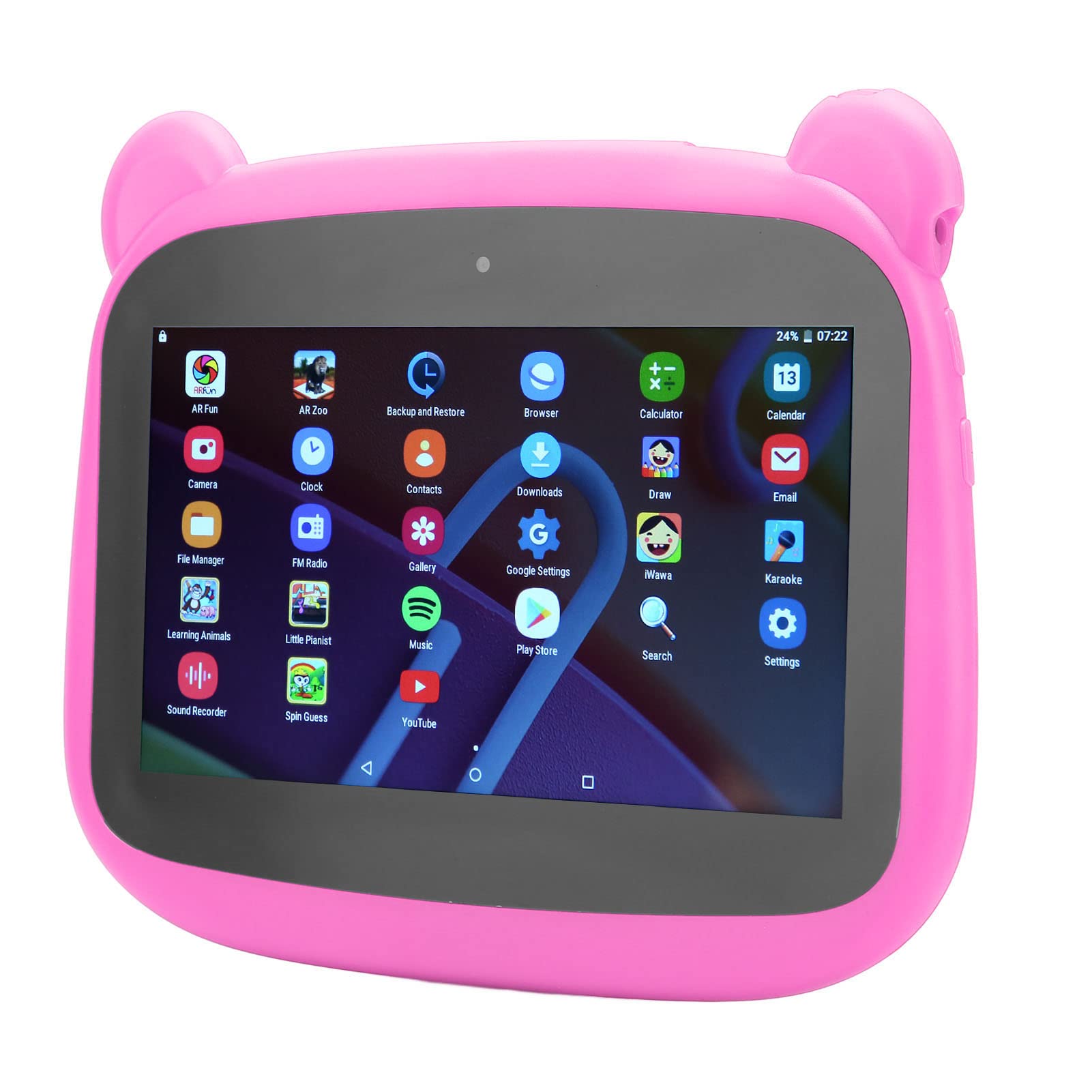 Haofy Kids Tablet, US Plug 100‑240V 32GB ROM Dual Camera HD Tablet Dual Band for Ebook (US Plug)