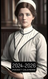 pocket calendar 2024-2026: two-year monthly planner for purse , 36 months from january 2024 to december 2026 | young violet jessop | titanic | extraordinary story